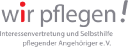 Logo: wir pflegen!