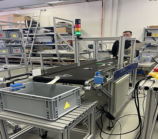 Cobot Versuchslinie